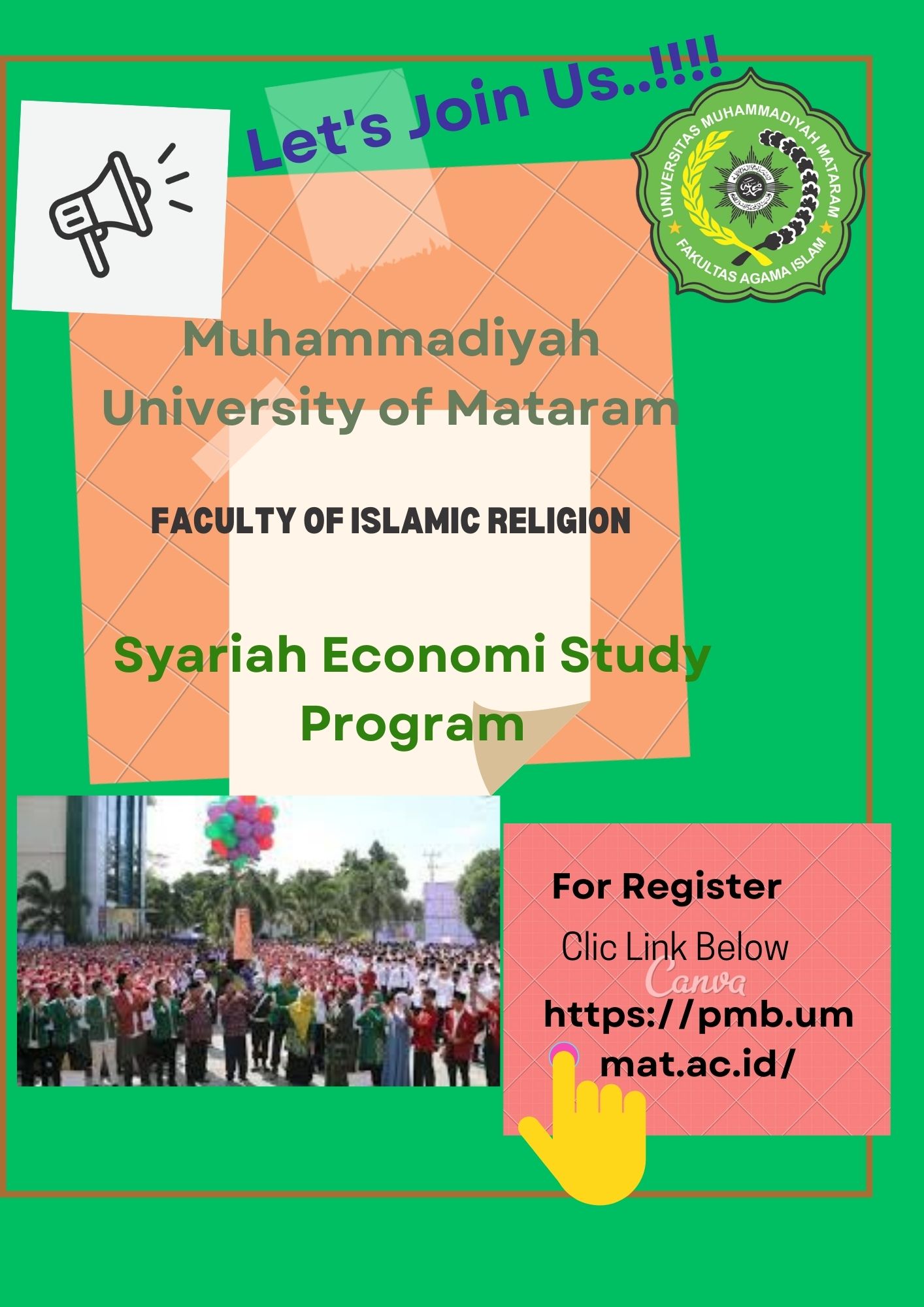 Come join us in the Islamic Economics Study Program