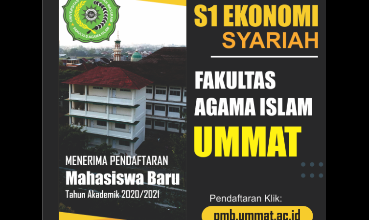 PMB Prodi Ekonomi Syariah FAI UMMAT T.A 2020/2021