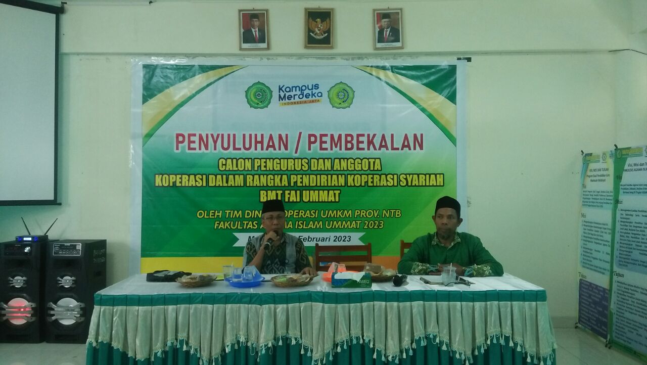 Pembekalan Calon Pengurus dan Anggota Koperasi Syariah FAI UMMAT